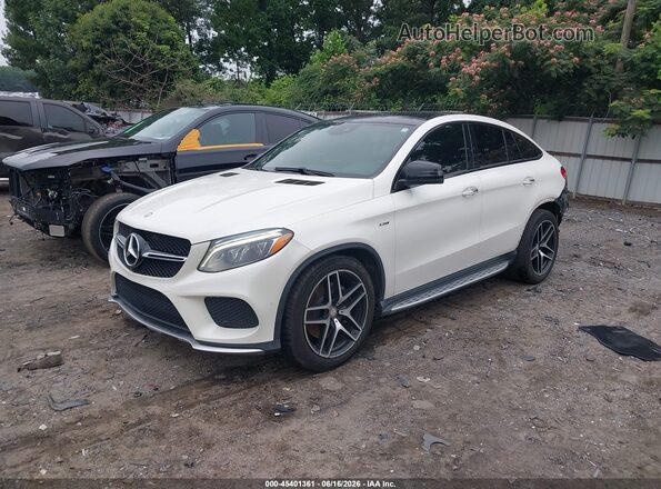 4JGED6EB4GA043313 2016 MERCEDES-BENZ GLE 450 AMG COUPE Белый Передняя левая четверть