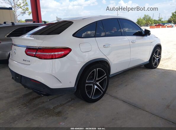 4JGED6EB5KA142764 2019 MERCEDES-BENZ AMG GLE 43 COUPE White უკანა მარჯვენა