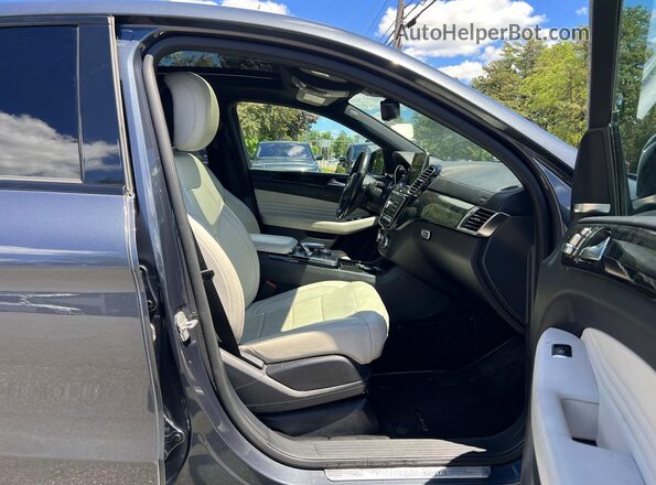 4JGED6EB6GA026660 2016 MERCEDES-BENZ GLE Gray Widok z przodu