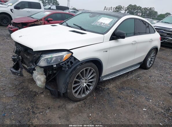 4JGED6EB6KA129487 2019 MERCEDES-BENZ AMG GLE 43 COUPE White Передня ліва чверть