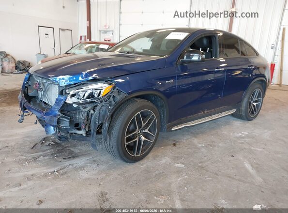 4JGED6EB8HA080494 2017 MERCEDES-BENZ AMG GLE 43 COUPE Blue Przód lewy