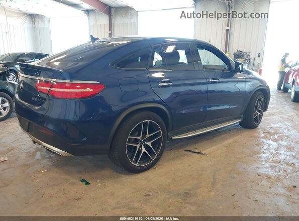 4JGED6EB8HA080494 2017 MERCEDES-BENZ AMG GLE 43 COUPE Blue Tył prawy