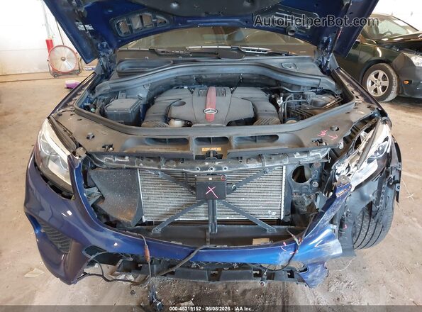 4JGED6EB8HA080494 2017 MERCEDES-BENZ AMG GLE 43 COUPE Blue Widok z tyłu