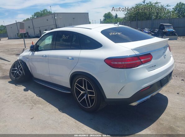 4JGED6EB9HA056348 2017 MERCEDES-BENZ AMG GLE 43 COUPE White Rear left