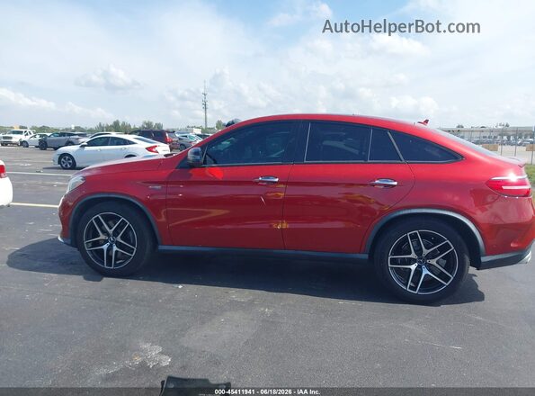 4JGED6EBXJA091518 2018 MERCEDES-BENZ AMG GLE 43 COUPE Red Vista interior de 360 grados