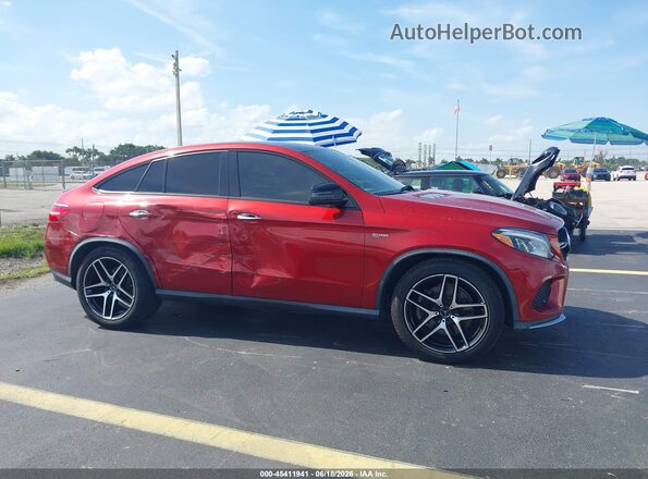 4JGED6EBXJA091518 2018 MERCEDES-BENZ AMG GLE 43 COUPE Red Vista interior trasera