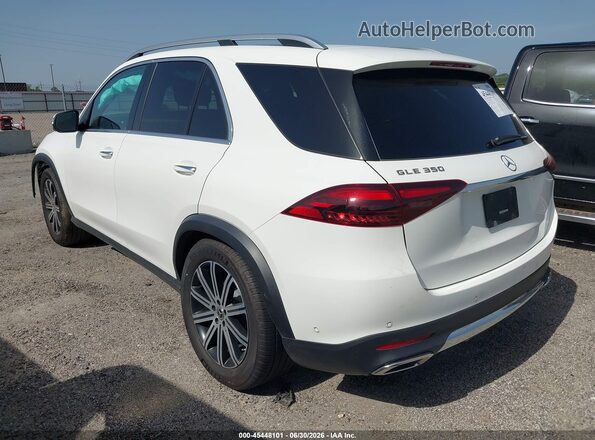 4JGFB4EB3TB567121 2026 MERCEDES-BENZ GLE 350 White უკანა მარცხენა