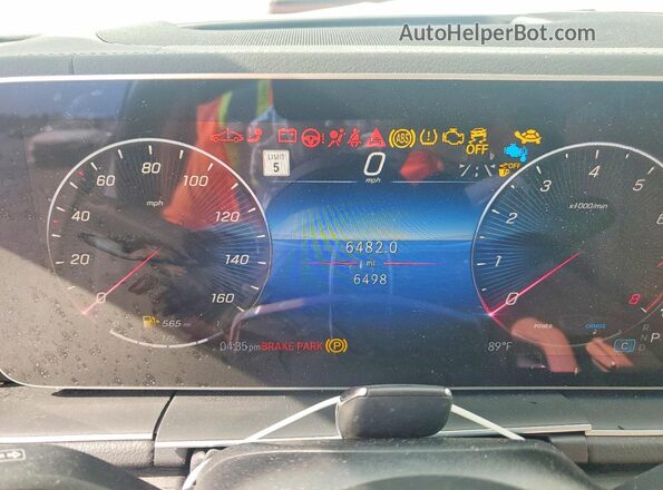 4JGFB4FB0SB439397 2025 MERCEDES-BENZ GLE White Vista del cuadro de instrumentos