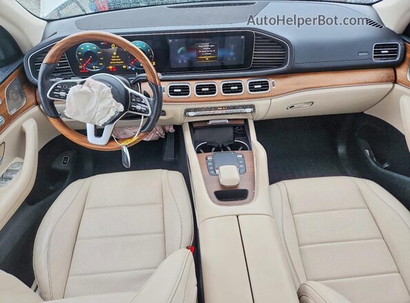 4JGFB4JB0MA422986 2021 MERCEDES-BENZ GLE Белый Вид панели приборов
