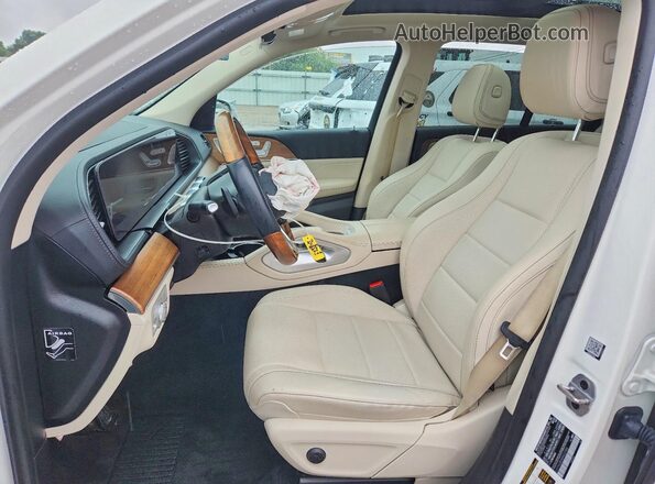 4JGFB4JB0MA422986 2021 MERCEDES-BENZ GLE Белый Вид салона спереди