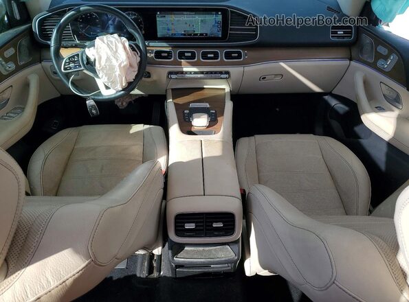 4JGFB4JB0MA474487 2021 MERCEDES-BENZ GLE Beige Vista del salpicadero