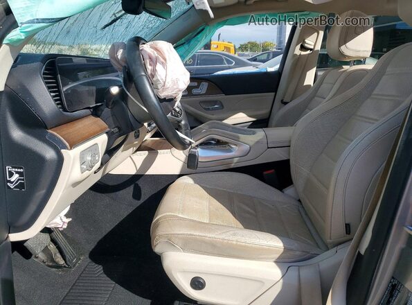 4JGFB4JB0MA474487 2021 MERCEDES-BENZ GLE Beige Vista interior delantera