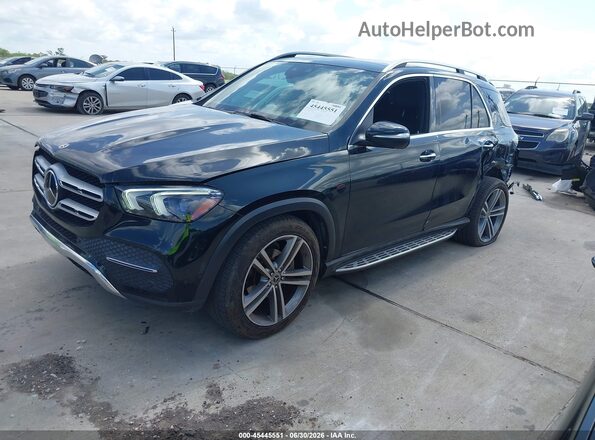 4JGFB4JB0MA483996 2021 MERCEDES-BENZ GLE 350 Черный Передняя левая четверть