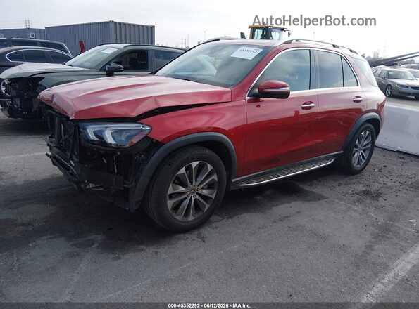 4JGFB4JB1LA210645 2020 MERCEDES-BENZ GLE 350 Красный Передняя левая четверть