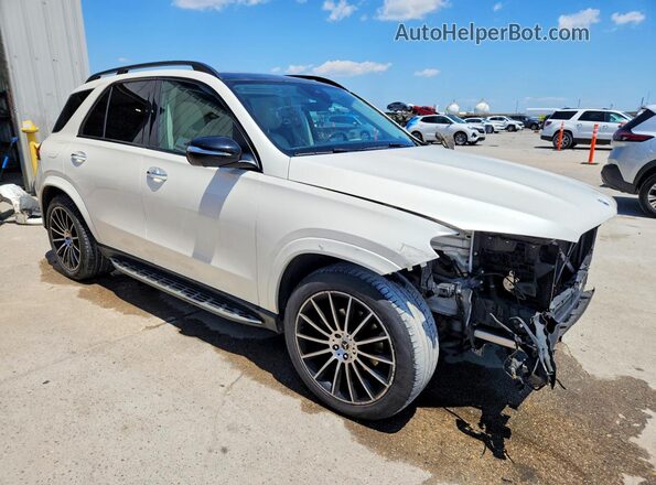 4JGFB4JB2MA552106 2021 MERCEDES-BENZ GLE Белый Передняя правая четверть