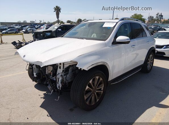 4JGFB4JB3MA439782 2021 MERCEDES-BENZ GLE 350 White Vista tres cuartos delantera izquierda