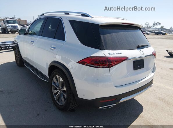 4JGFB4JB3MA439782 2021 MERCEDES-BENZ GLE 350 White Trasero izquierdo