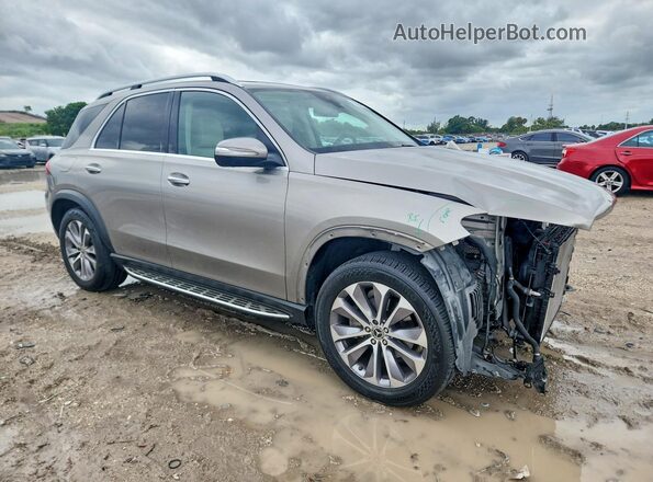 4JGFB4JB5MA546218 2021 MERCEDES-BENZ GLE Beige Передня права чверть