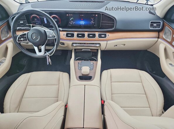 4JGFB4JB5MA546218 2021 MERCEDES-BENZ GLE Beige Вид панелі приладів