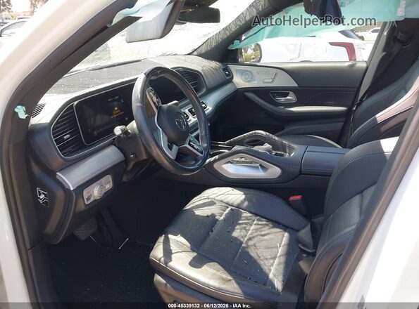 4JGFB4JB6LA244581 2020 MERCEDES-BENZ GLE 350 White Widok wnętrza z przodu