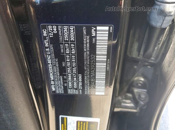 4JGFB4JB7MA392532 2021 MERCEDES-BENZ GLE Black 