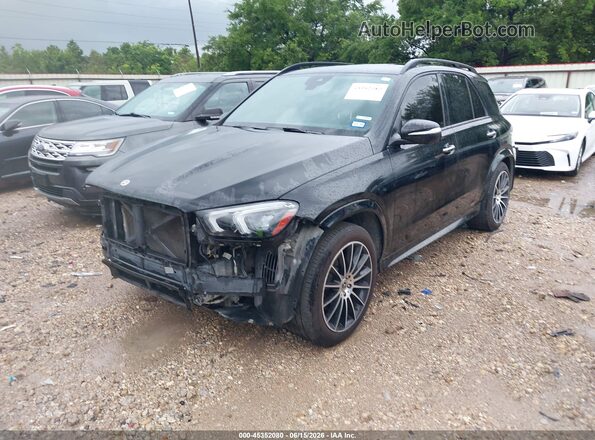 4JGFB4JB8LA115452 2020 MERCEDES-BENZ GLE 350 Черный Передняя левая четверть