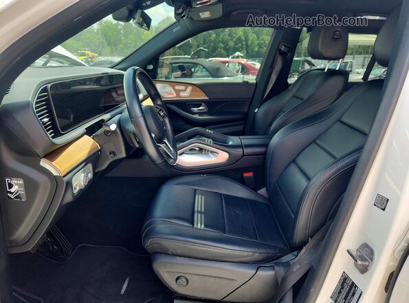 4JGFB4JB9MA358866 2021 MERCEDES-BENZ GLE White Widok wnętrza z przodu