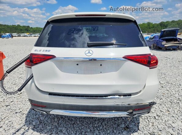 4JGFB4JB9MA358866 2021 MERCEDES-BENZ GLE White Widok z tyłu