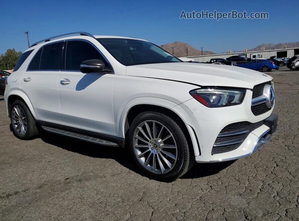 4JGFB4JB9MA418225 2021 MERCEDES-BENZ GLE Белый Передняя правая четверть