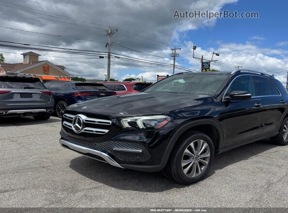 4JGFB4JB9MA457526 2021 MERCEDES-BENZ GLE 350 Black Առջևի ձախ երեք քառորդ տեսարան