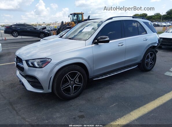 4JGFB4JB9NA628549 2022 MERCEDES-BENZ GLE 350 Silver Առջևի ձախ երեք քառորդ տեսարան