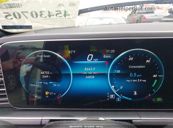 4JGFB4JB9NA731275 2022 MERCEDES-BENZ GLE 350 White Widok tylnych siedzeń