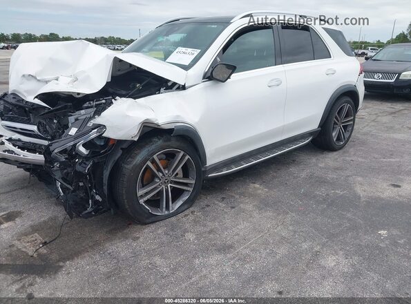 4JGFB4JBXNA632965 2022 MERCEDES-BENZ GLE 350 Белый Передняя левая четверть