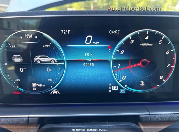 4JGFB4JBXPA903414 2023 MERCEDES-BENZ GLE White Widok tylnych siedzeń