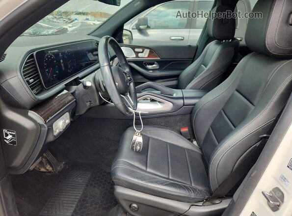 4JGFB4JE4LA179501 2020 MERCEDES-BENZ GLE White Widok wnętrza z przodu