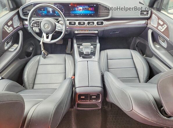 4JGFB4JE4LA179501 2020 MERCEDES-BENZ GLE White Widok deski rozdzielczej