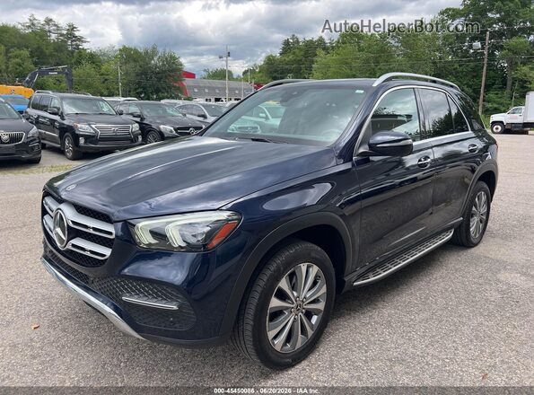 4JGFB4KB0LA053320 2020 MERCEDES-BENZ GLE 350 Dark Blue Առջևի ձախ երեք քառորդ տեսարան