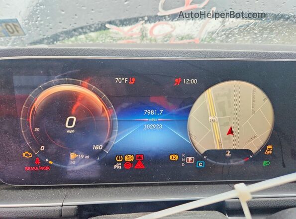 4JGFB4KB0LA113287 2020 MERCEDES-BENZ GLE Black Instrument cluster view