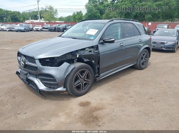 4JGFB4KB1LA096239 2020 MERCEDES-BENZ GLE 350 Gray Առջևի ձախ երեք քառորդ տեսարան