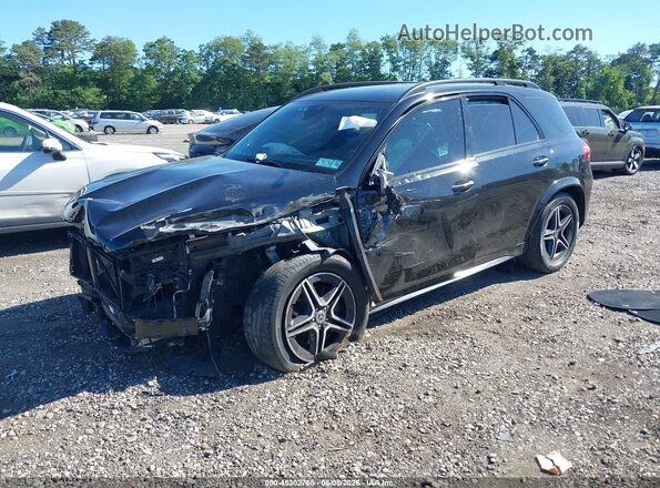 4JGFB4KB1LA127747 2020 MERCEDES-BENZ GLE 350 Black Առջևի ձախ երեք քառորդ տեսարան
