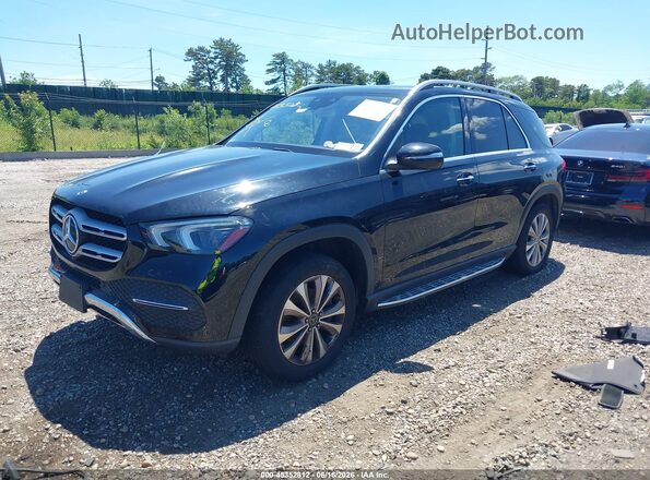 4JGFB4KB1LA152423 2020 MERCEDES-BENZ GLE 350 Черный Передняя левая четверть