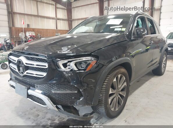 4JGFB4KB1MA435454 2021 MERCEDES-BENZ GLE 350 Black Widok z przodu