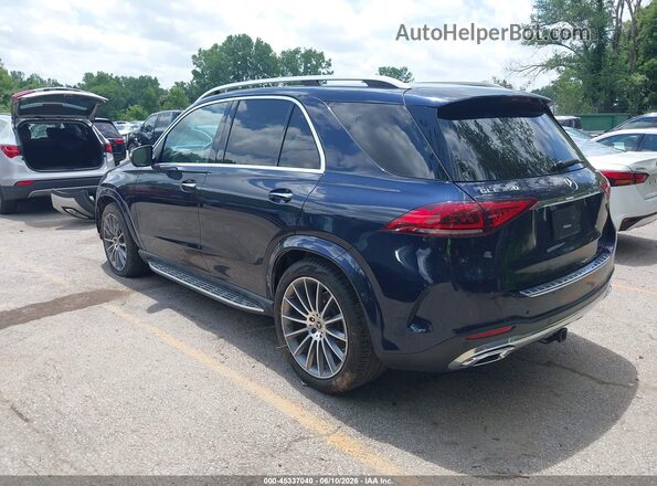 4JGFB4KB1NA643643 2022 MERCEDES-BENZ GLE 350 Синий Задняя левая четверть