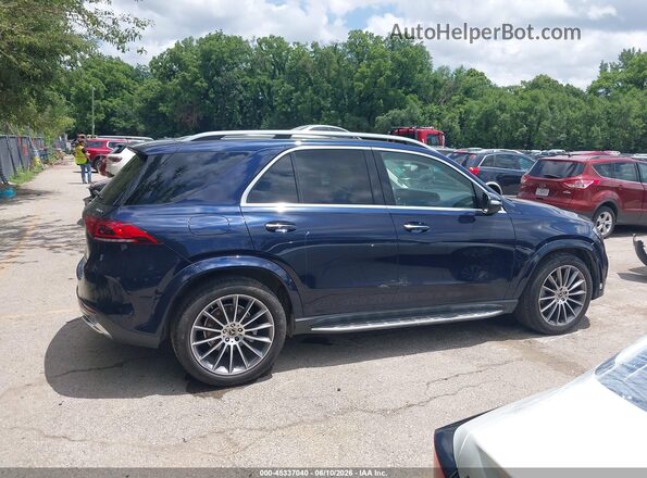 4JGFB4KB1NA643643 2022 MERCEDES-BENZ GLE 350 Синий Вид задней части салона