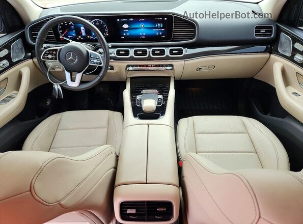 4JGFB4KB2LA152267 2020 MERCEDES-BENZ GLE Blue Առջևի վահանակի տեսք