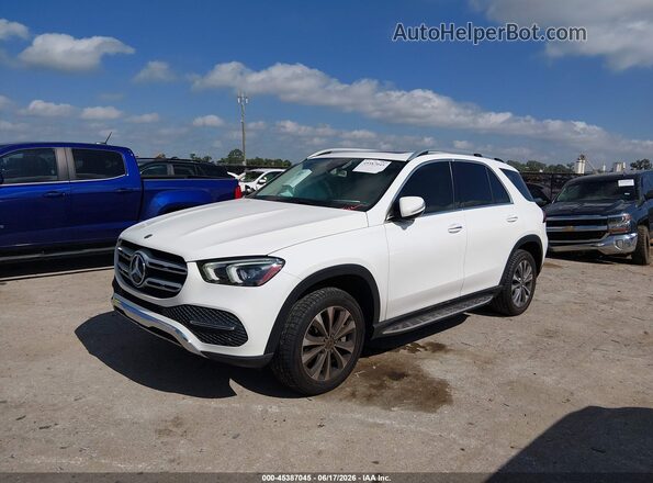 4JGFB4KB3LA012339 2020 MERCEDES-BENZ GLE 350 White Առջևի ձախ երեք քառորդ տեսարան