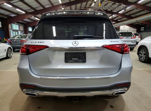 4JGFB4KB3NA677759 2022 MERCEDES-BENZ GLE Silver Вид ззаду