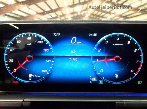 4JGFB4KB3NA677759 2022 MERCEDES-BENZ GLE Silver Вид щитка приладів