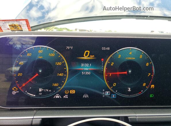 4JGFB4KB4LA099457 2020 MERCEDES-BENZ GLE Черный Вид щитка приборов