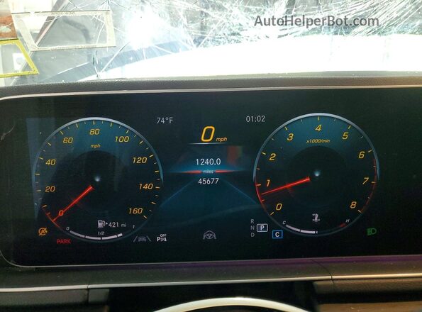 4JGFB4KB4LA128097 2020 MERCEDES-BENZ GLE Black Widok zestawu wskaźników